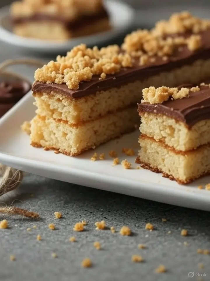 Nutella-Streuselkuchen: Zart-knuspriger Genuss mit schokoladigem Herz