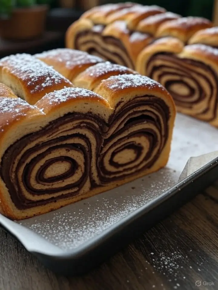 Hefekuchen mit cremiger Schokoladenpudding-Füllung – flaumig, reichhaltig und garantiert ohne Auslaufen