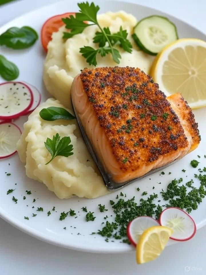Zart gebackenes Lachsfilet in Butter – einfach, aromatisch und elegant