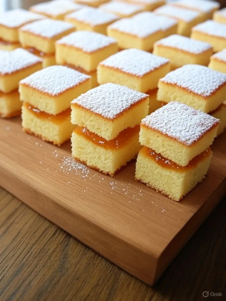 Zarter Kefir-Blechkuchen mit Erdbeermarmelade – fluffig, fruchtig und wunderbar leicht