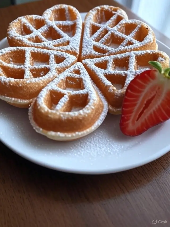 Goldene Waffelträume – Das traditionsreiche Rezept für unwiderstehlich luftige Waffeln